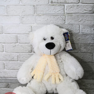 «Медведь в шарфе и с сердцем»,80 см